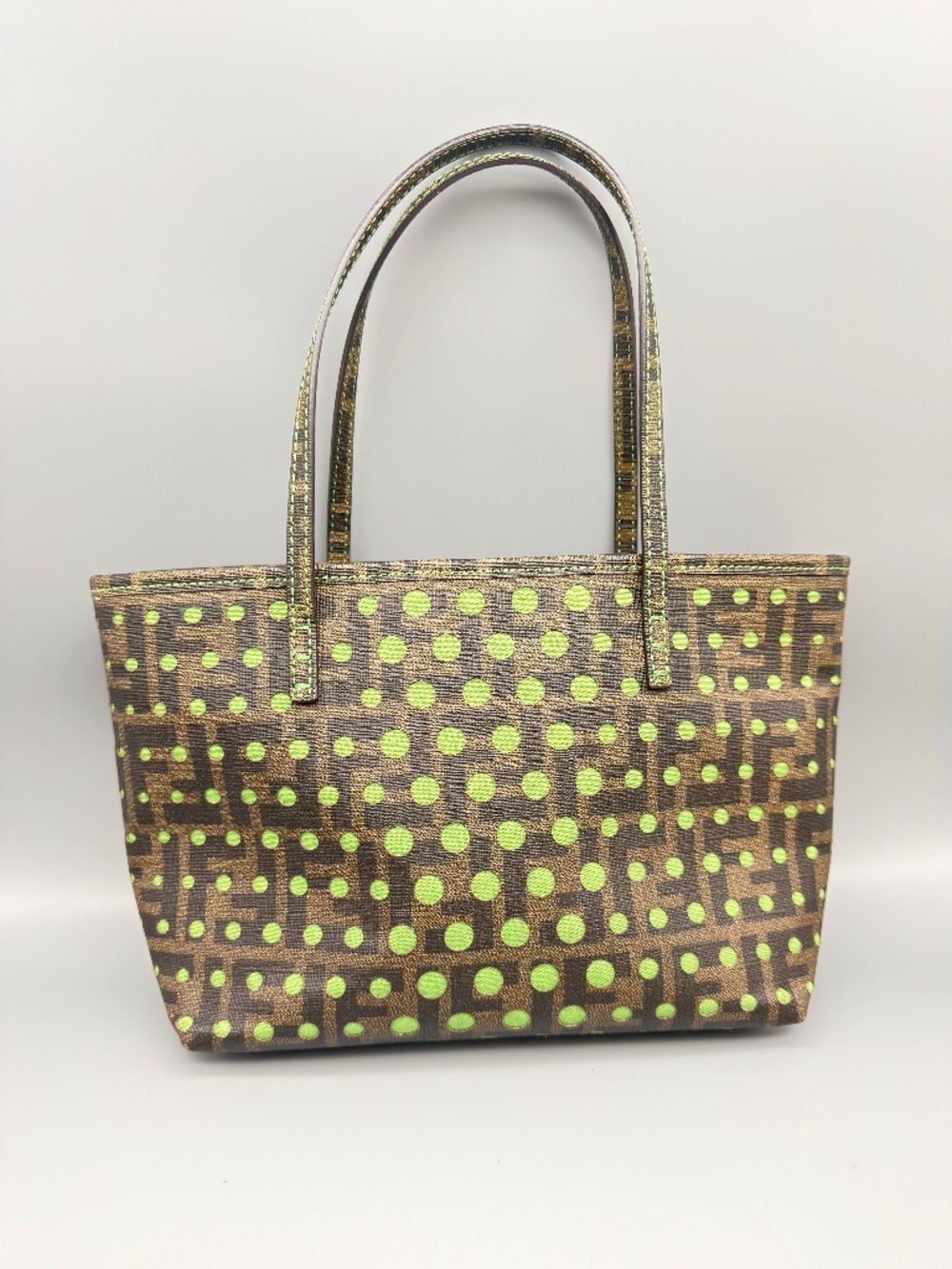 Fendi Perforated Mini Rolled Tote